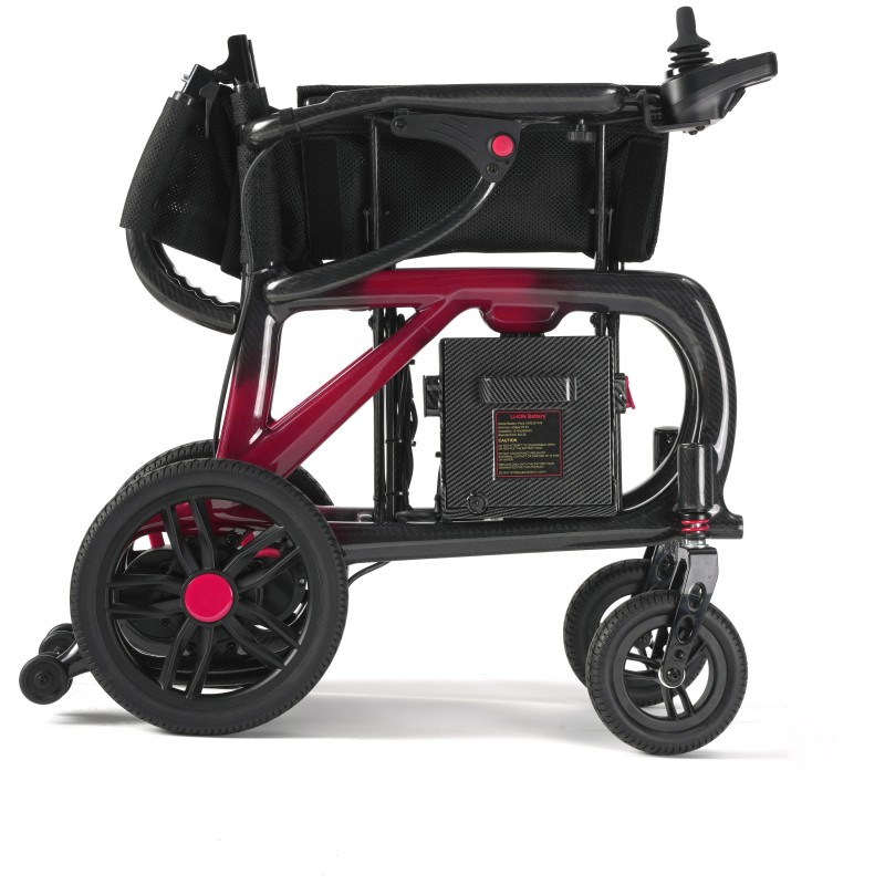 Ergonomic Carbon Fiber Electric Wheelchair with Brushless Motor