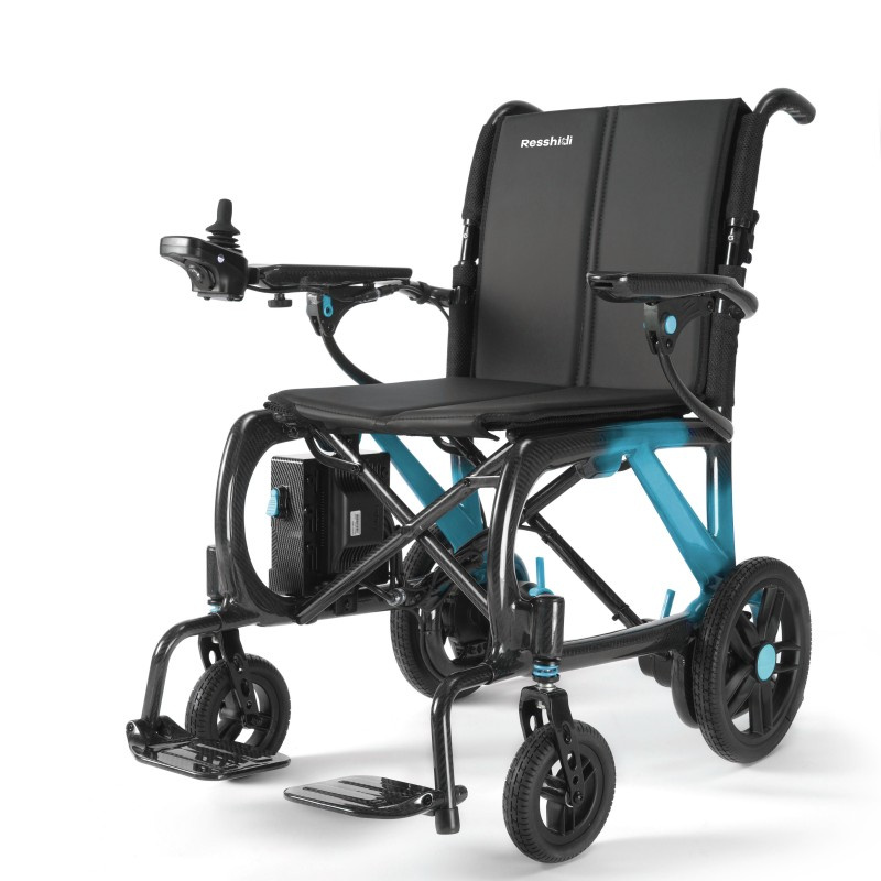 Ergonomic Carbon Fiber Electric Wheelchair with Brushless Motor