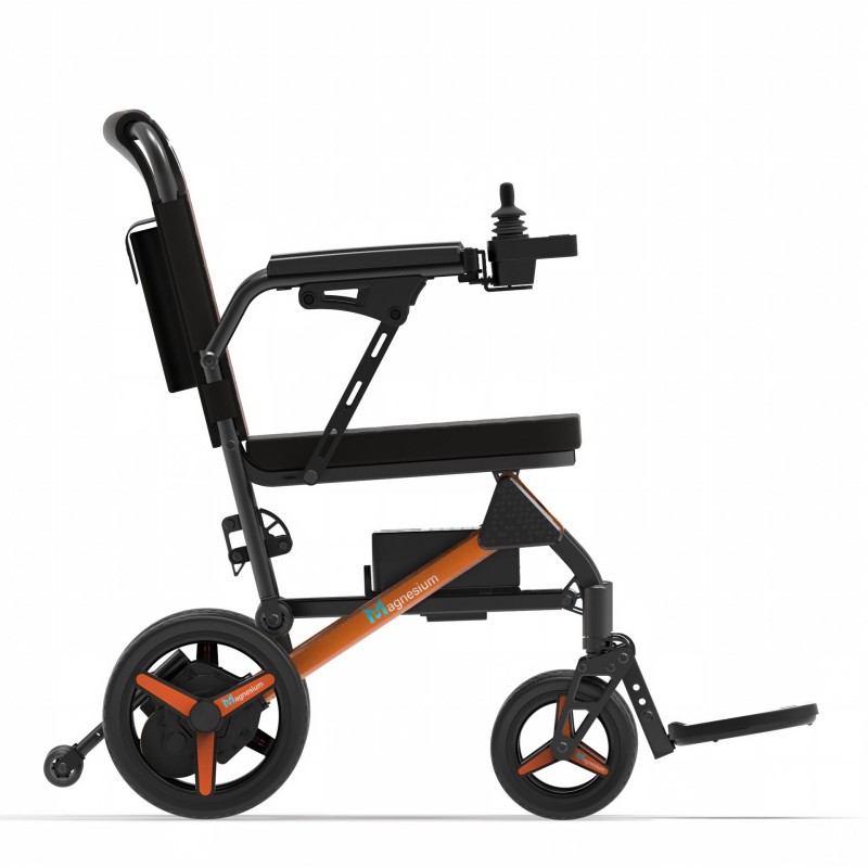 RS-WM204 Portable Magnesium Alloy Foldable Wheelchair Factory Supply

