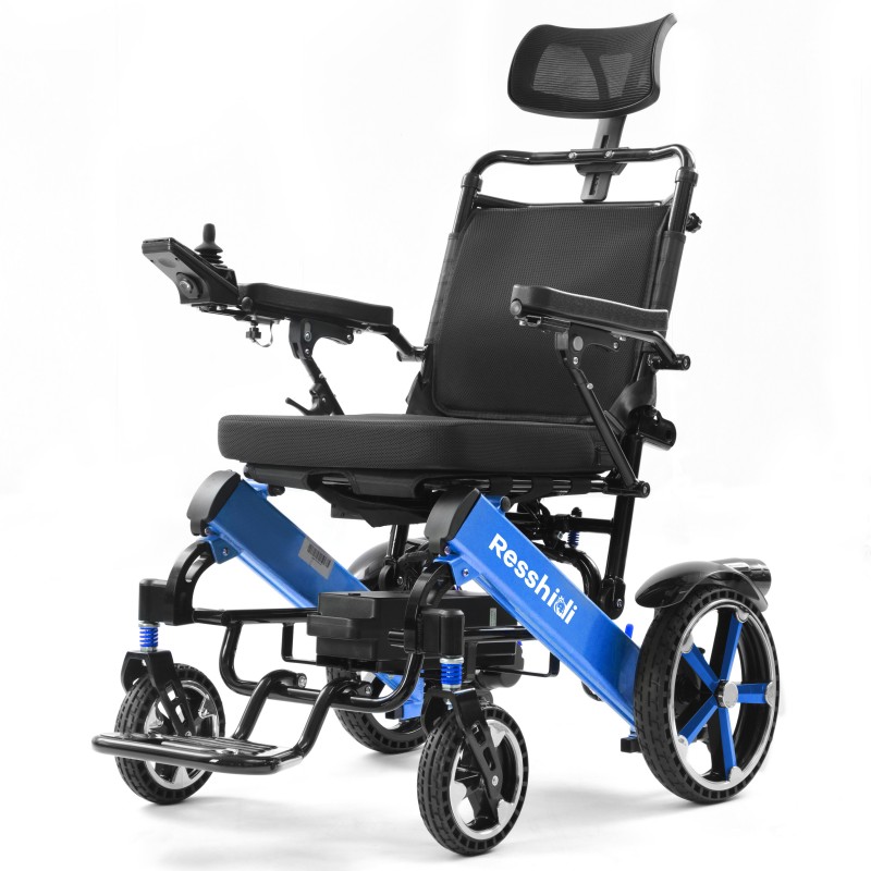Ultra-Light Aluminum Power Wheelchair with LED Controller