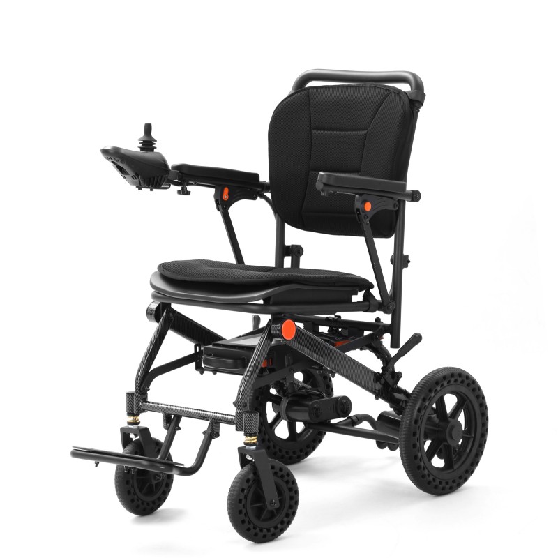 Thickened Cushion Aluminum Alloy Folding Power Wheelchair