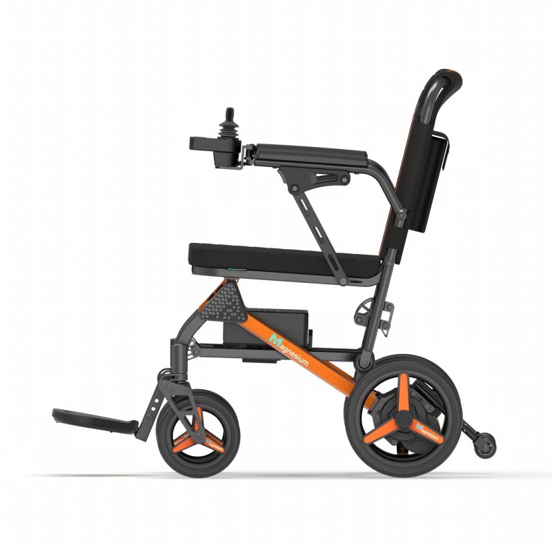 RS-WM204 Portable Magnesium Alloy Foldable Wheelchair Factory Supply

