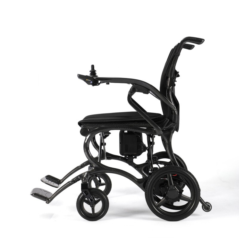 Lightweight Foldable Carbon Fiber Mobility Wheelchair for Travel
