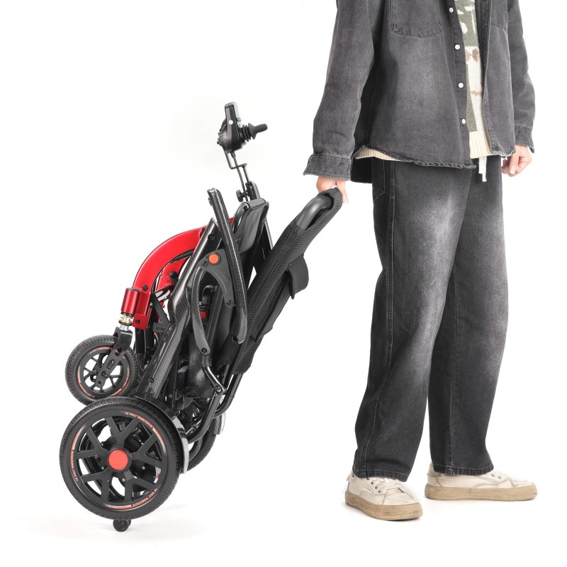 Luxury Rigid Ultra-Light Carbon Fiber Electric Wheelchair