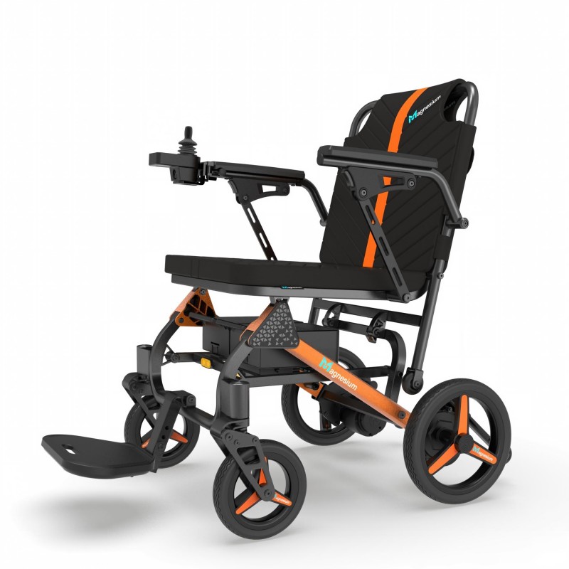 RS-WM204 Portable Magnesium Alloy Foldable Wheelchair Factory Supply

