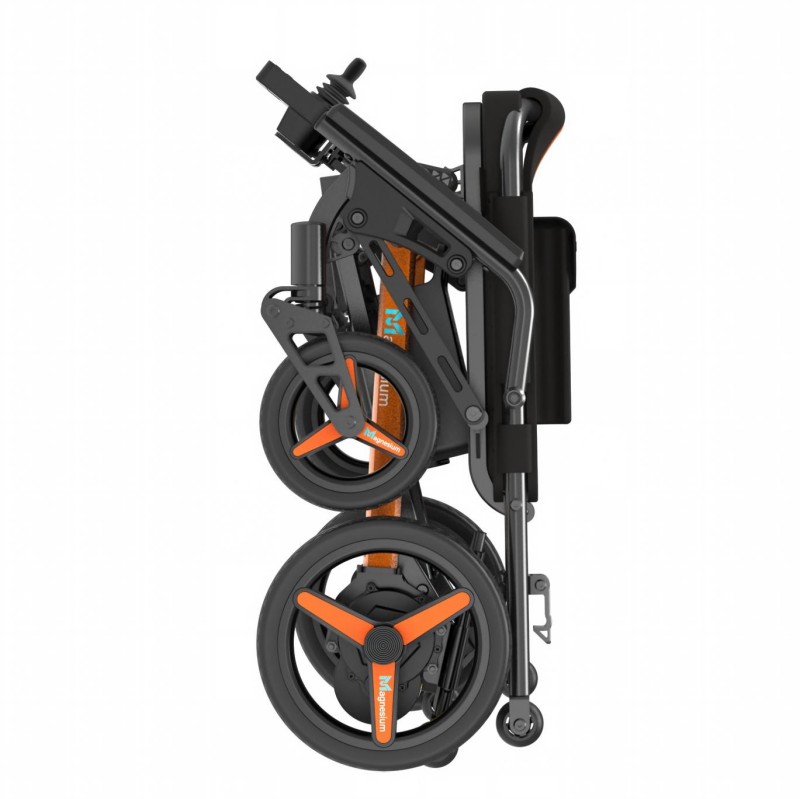 RS-WM204 Portable Magnesium Alloy Foldable Wheelchair Factory Supply

