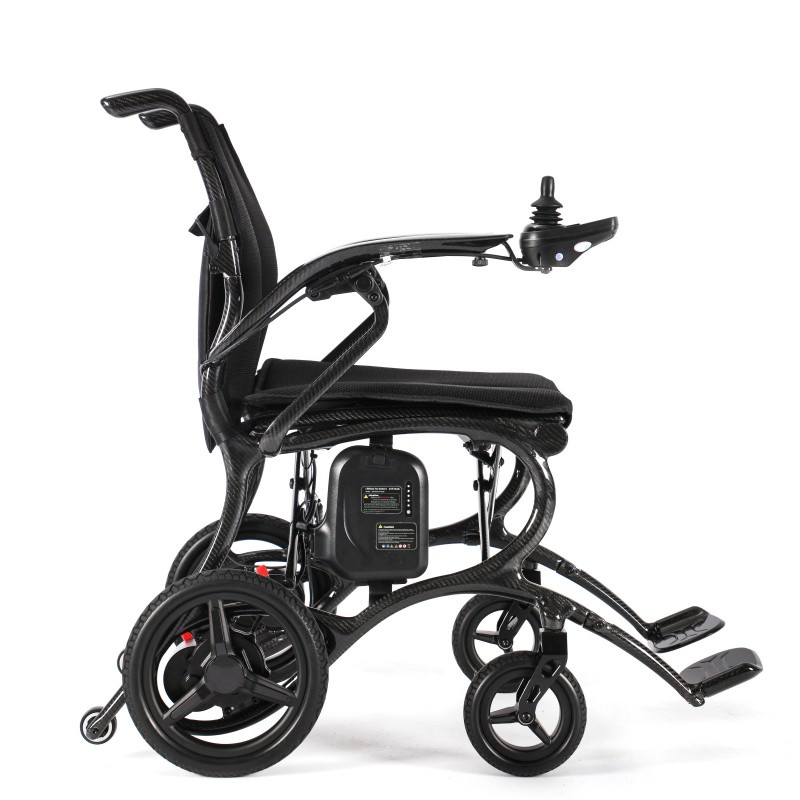 Lightweight Foldable Carbon Fiber Mobility Wheelchair for Travel