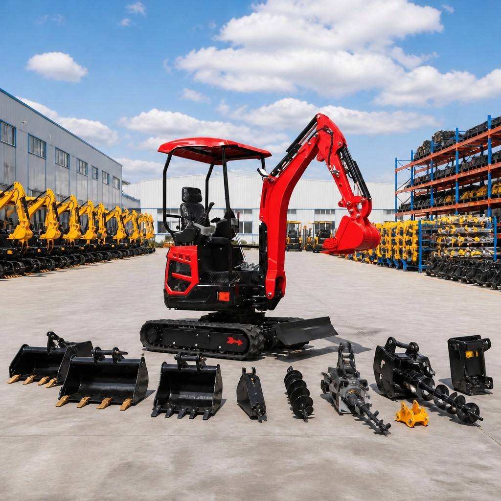 1.8 Ton Mini Excavator: The Compact Digger for Tight Spaces, Orchards & Greenhouses