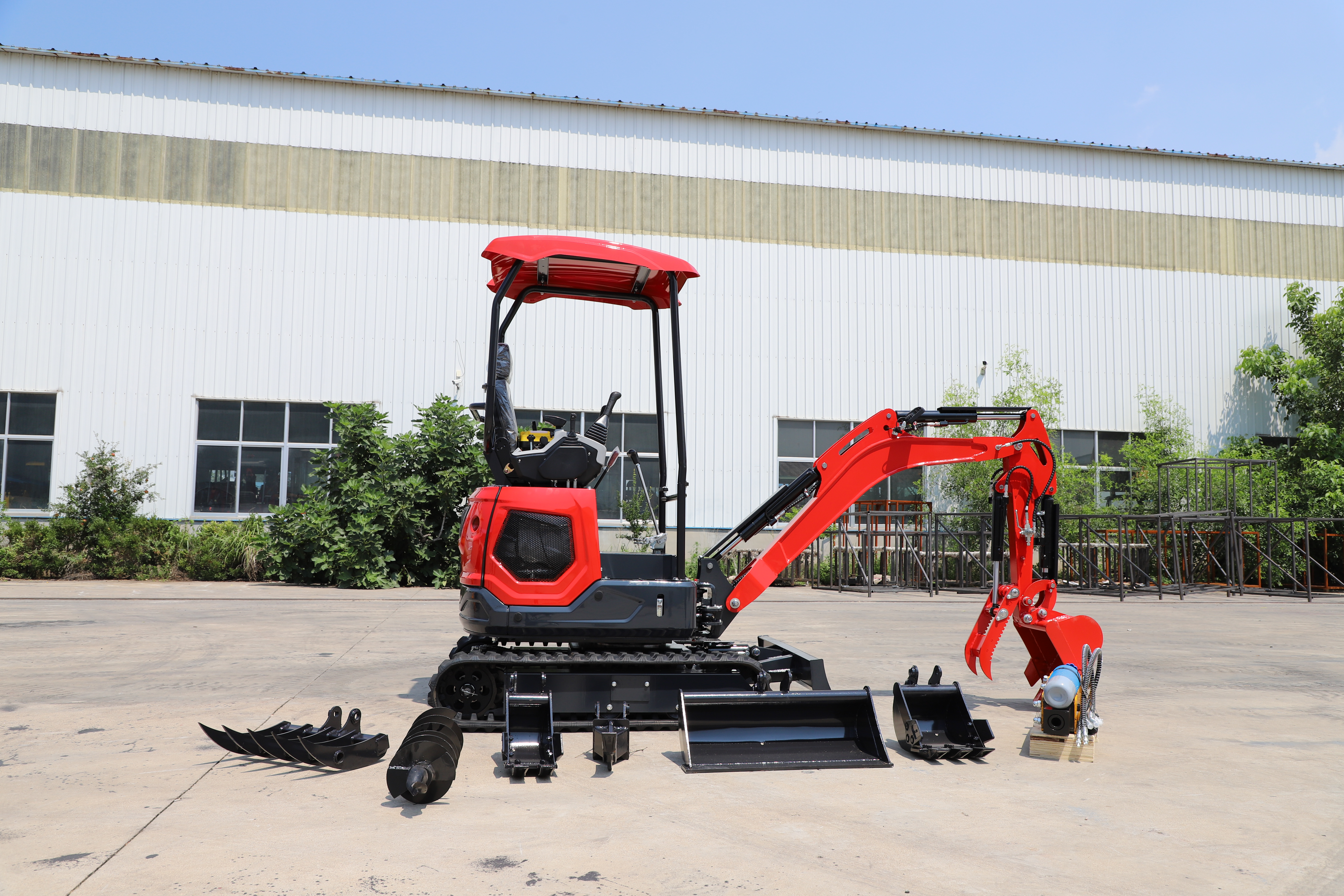Miniexcavadora personalizada de 2 toneladas para aplicaciones versátiles