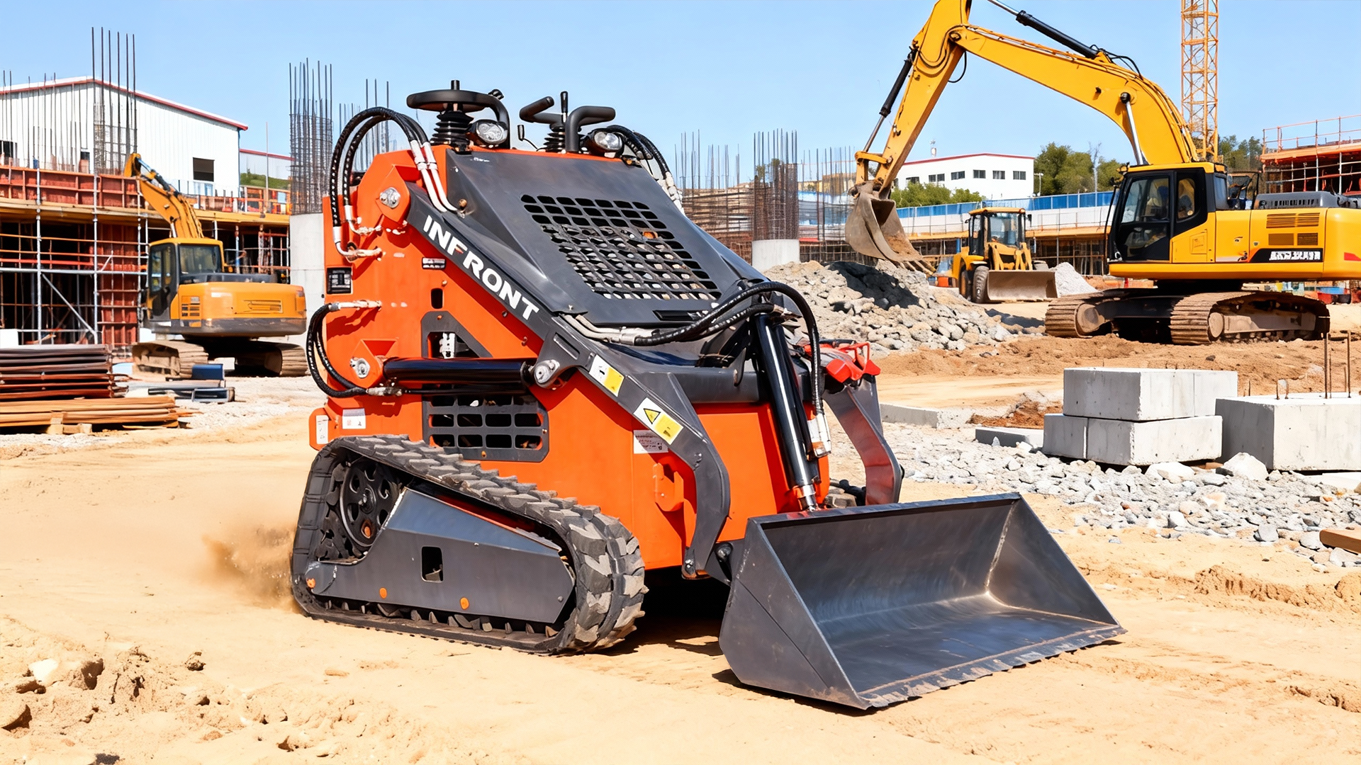 High-Performance Mini Skid Loader with CE Certification