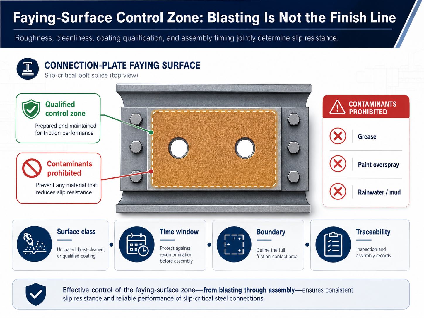Technical Study: Slip-Coefficient Control and Field Reverification for High-Strength Bolted Connections in Steel Warehouses