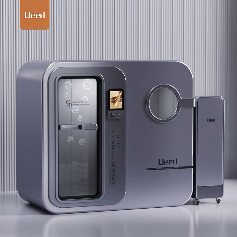 Ueerl U3 Titanium Gray 2.0 ATA Commercial Oxygen Chamber for Rehabilitation Centers