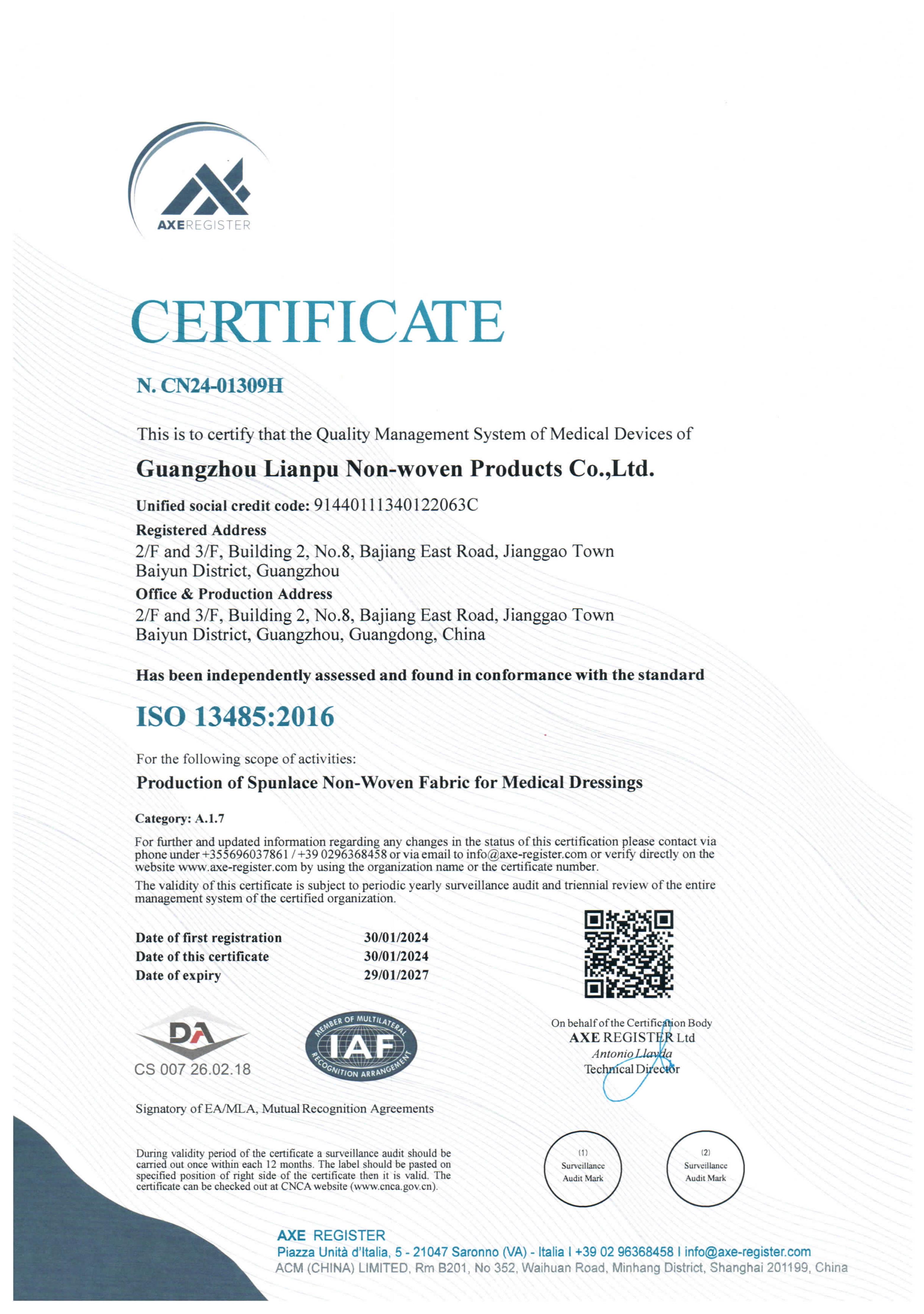 certifikace