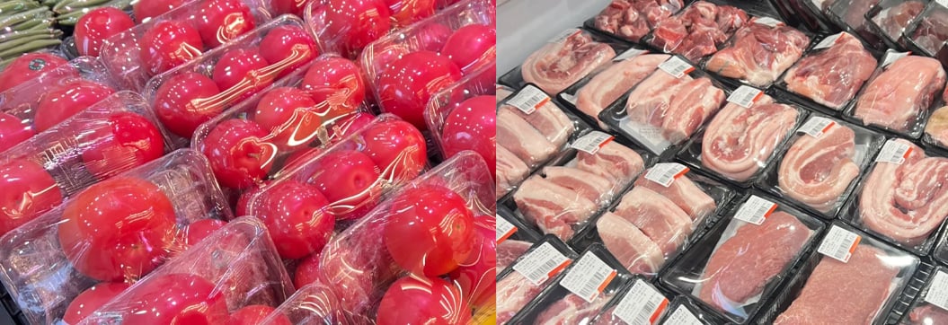 Fresh Food Tray (PET/PP Material) 
