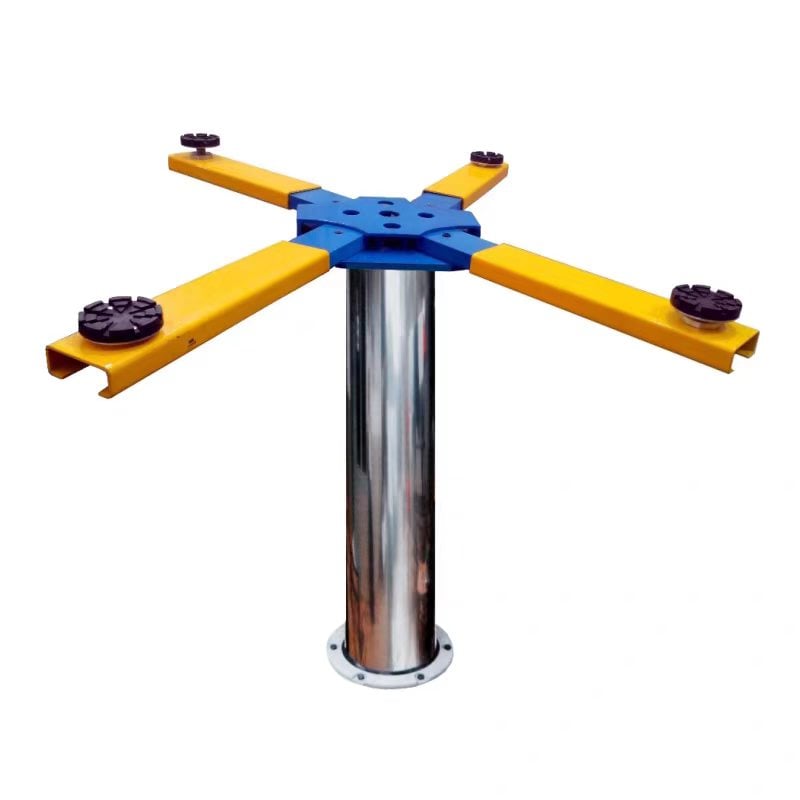 3.5 Ton X-Type In-Foor Single-Post Lift 