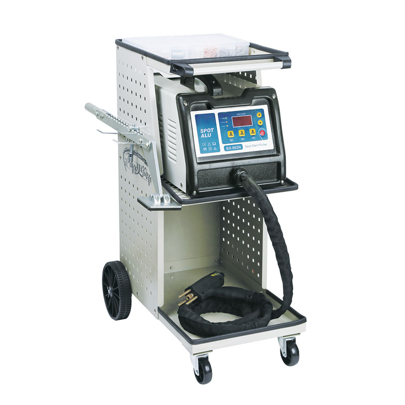 Aluminum body repair machine