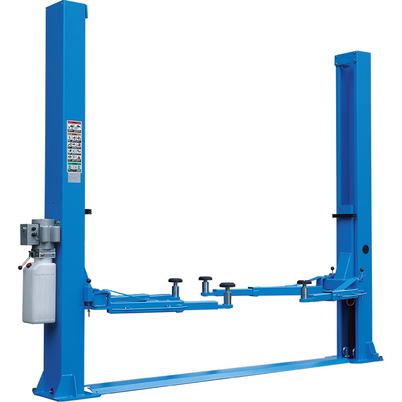 4 Ton Floor-Plate 2-Post Lift, Dual-point manual release