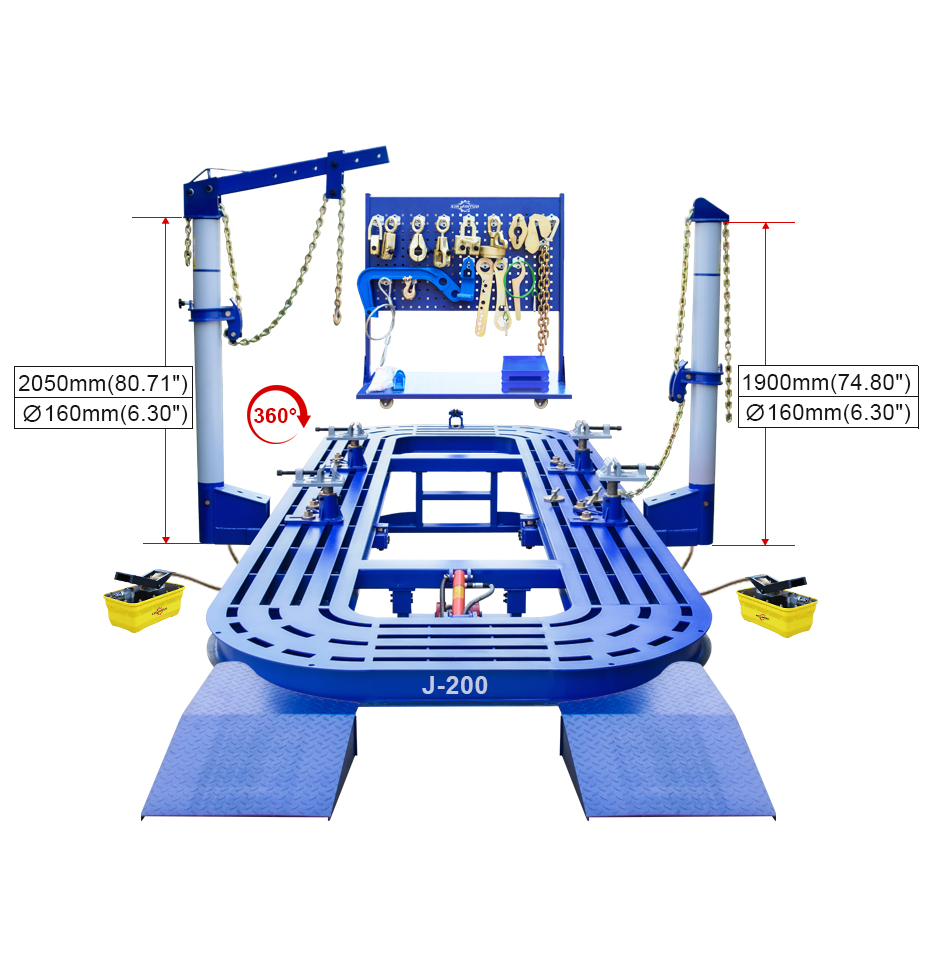 Cavalry J-200 Auto Body Frame Machine Car Collision Repair Bench