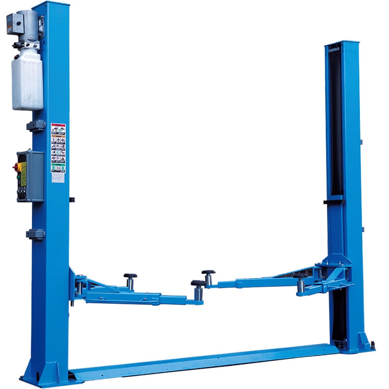 4.2 Ton Capacity Floor-plate 2-Post Lift, Automatic Lock Release
