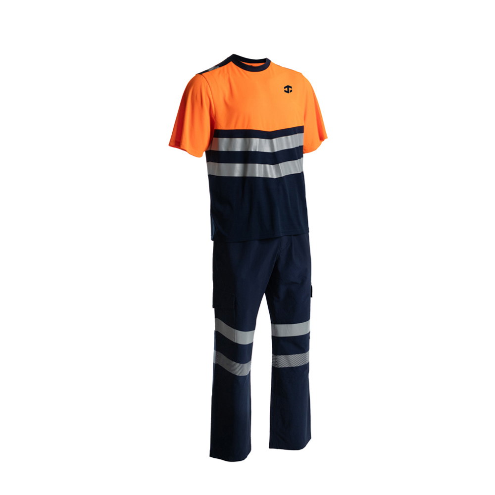 JIADE Siri WorkPro Baju-T Keselamatan Lelaki dengan Kelihatan Tinggi