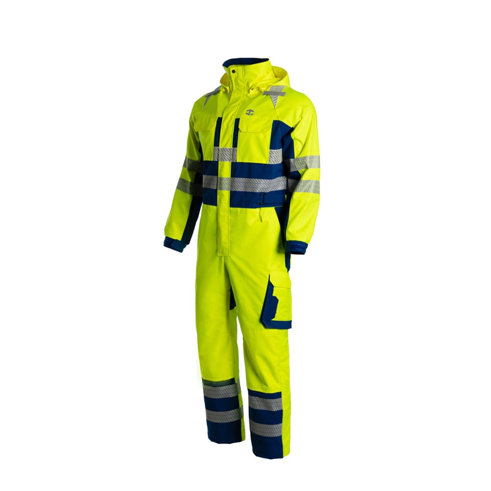 JIADE Seri WorkPro - Overall Multifungsi Pria dengan Reflektivitas Tinggi