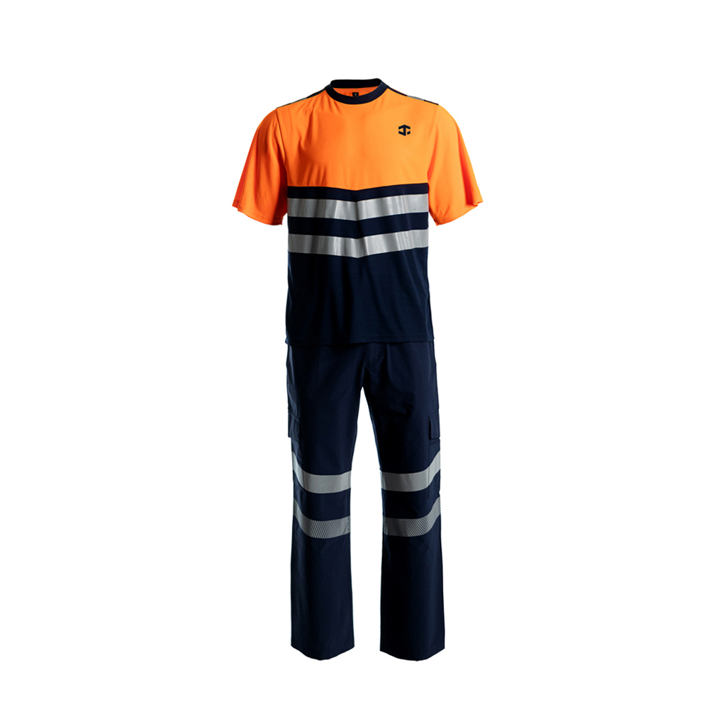 JIADE Siri WorkPro Baju-T Keselamatan Lelaki dengan Kelihatan Tinggi