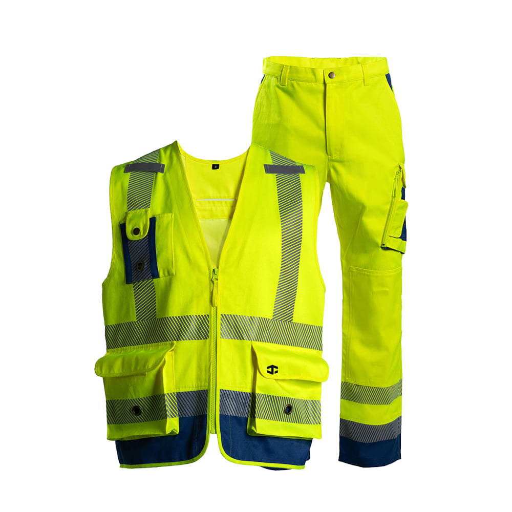 JIADE WorkPro Series Men's Pyrenees Hi-Vis Suit