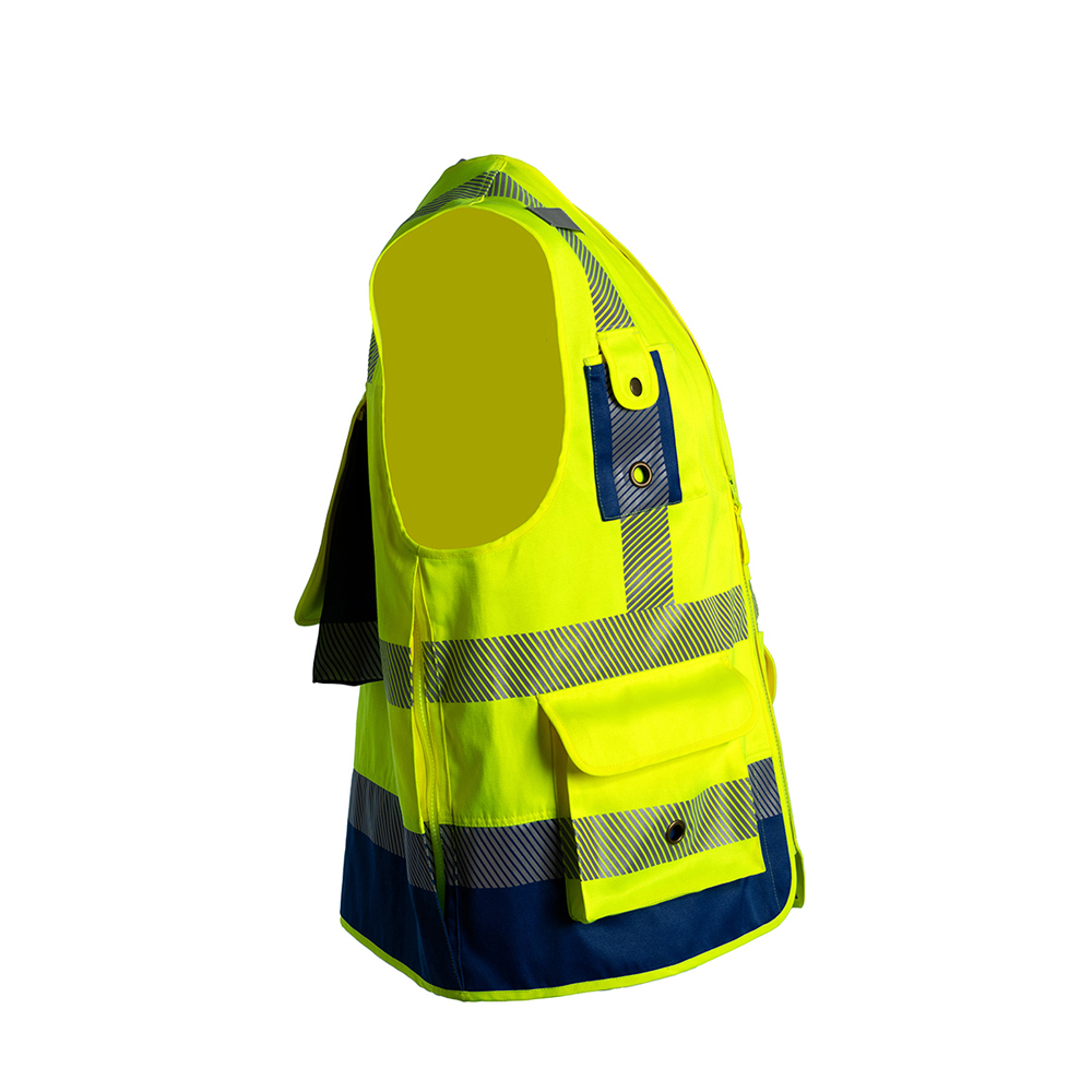 Macacão de Alta Visibilidade Pyrenees Masculino da Série JIADE WorkPro