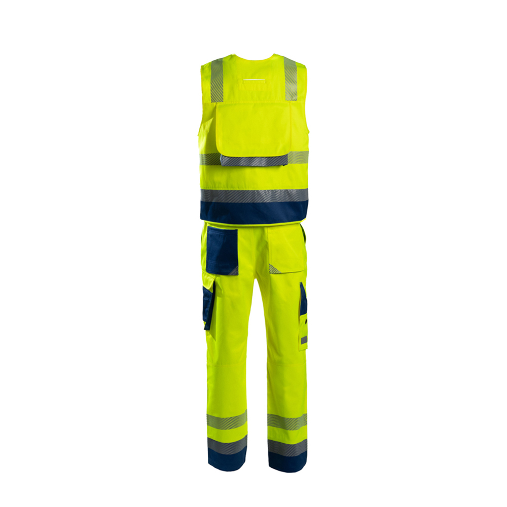 Macacão de Alta Visibilidade Pyrenees Masculino da Série JIADE WorkPro