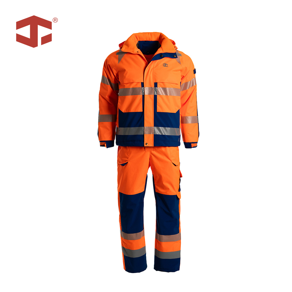 Seguridad inigualable en ropa de trabajo naranja de alta visibilidad