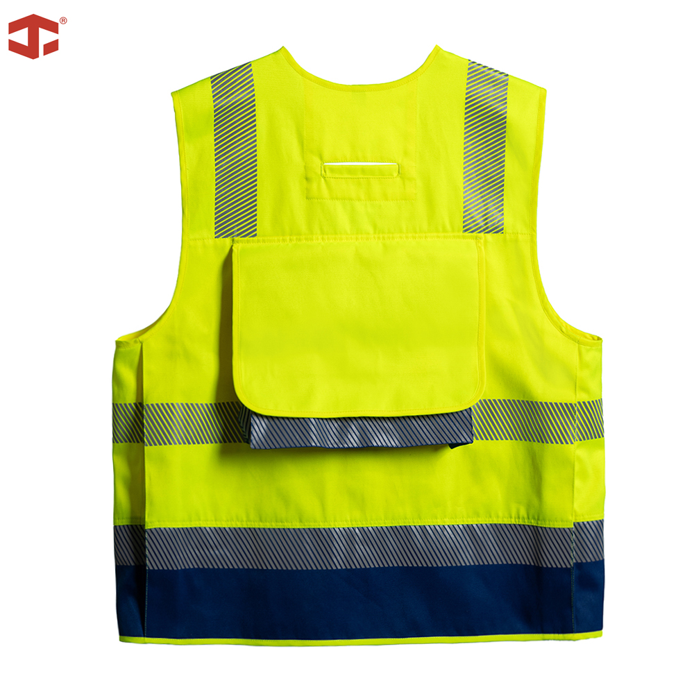 Personalized Hi Vis Vest with Custom Logos and Full Certification