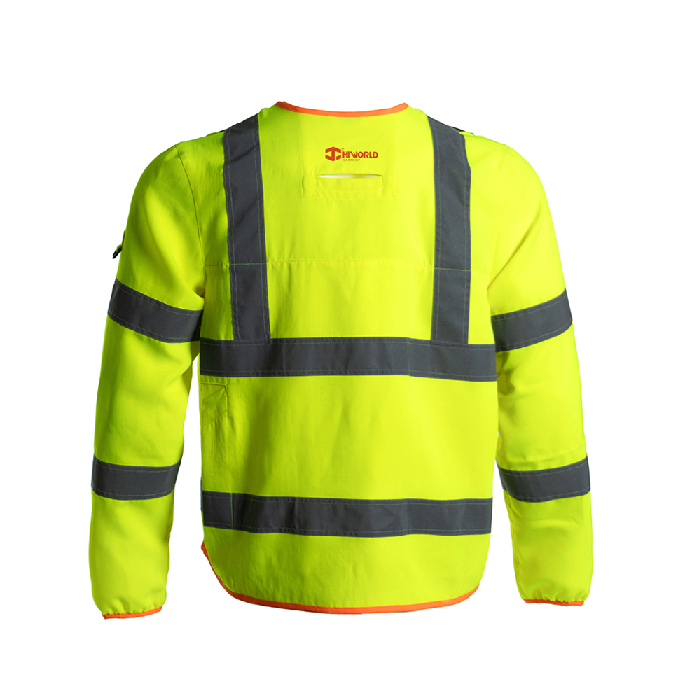 JIADE Siri WorkPro Vest Jurusurvel Lelaki dengan Kelihatan Tinggi dengan Sijil EN ISO 20471