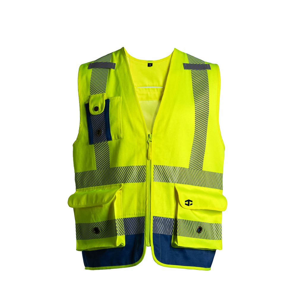 Macacão de Alta Visibilidade Pyrenees Masculino da Série JIADE WorkPro