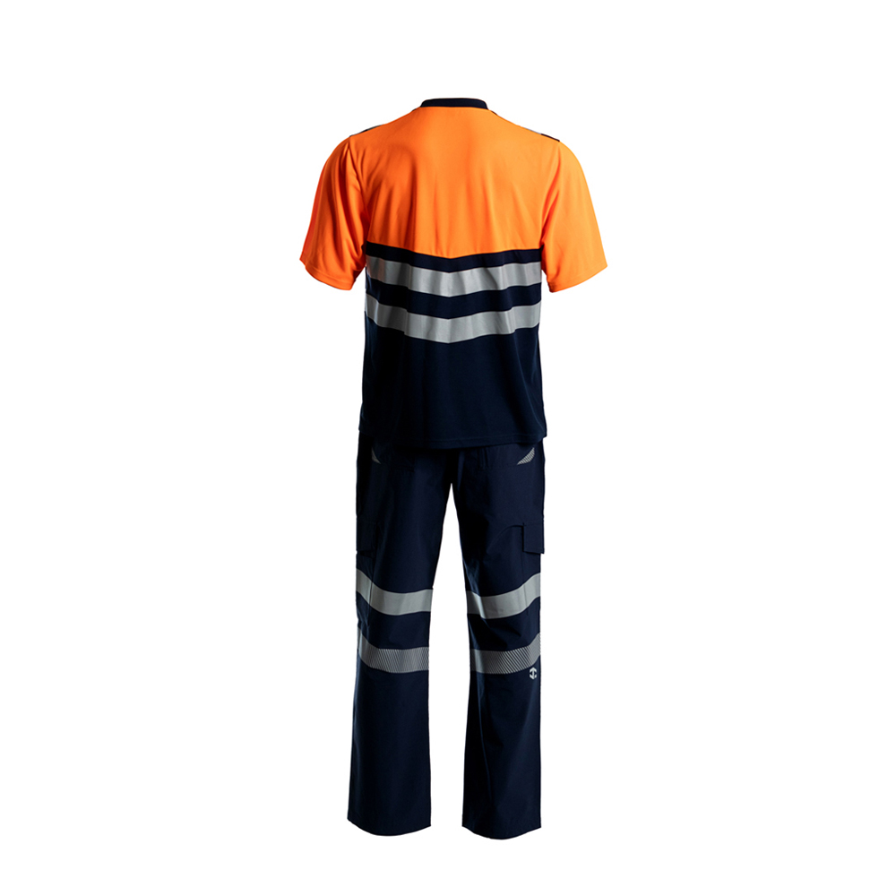 JIADE Siri WorkPro Baju-T Keselamatan Lelaki dengan Kelihatan Tinggi