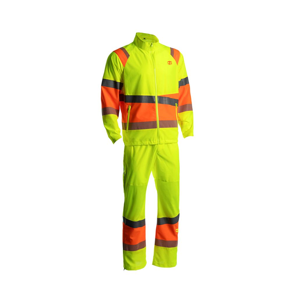 Jaket Jaring Tricot Berkelihatan Tinggi Siri WorkPro JIADE untuk Lelaki & Seluar Pinggang