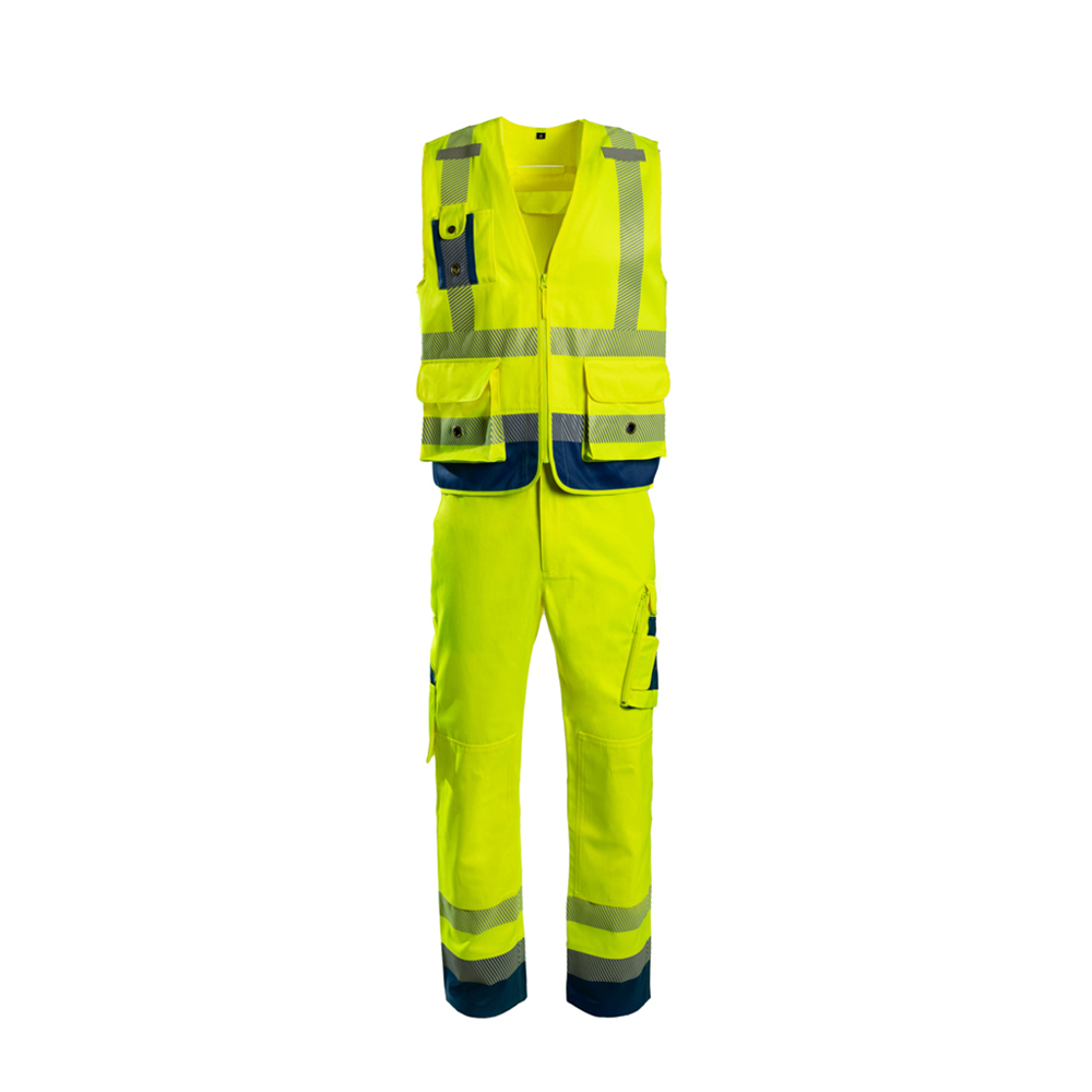 Macacão de Alta Visibilidade Pyrenees Masculino da Série JIADE WorkPro
