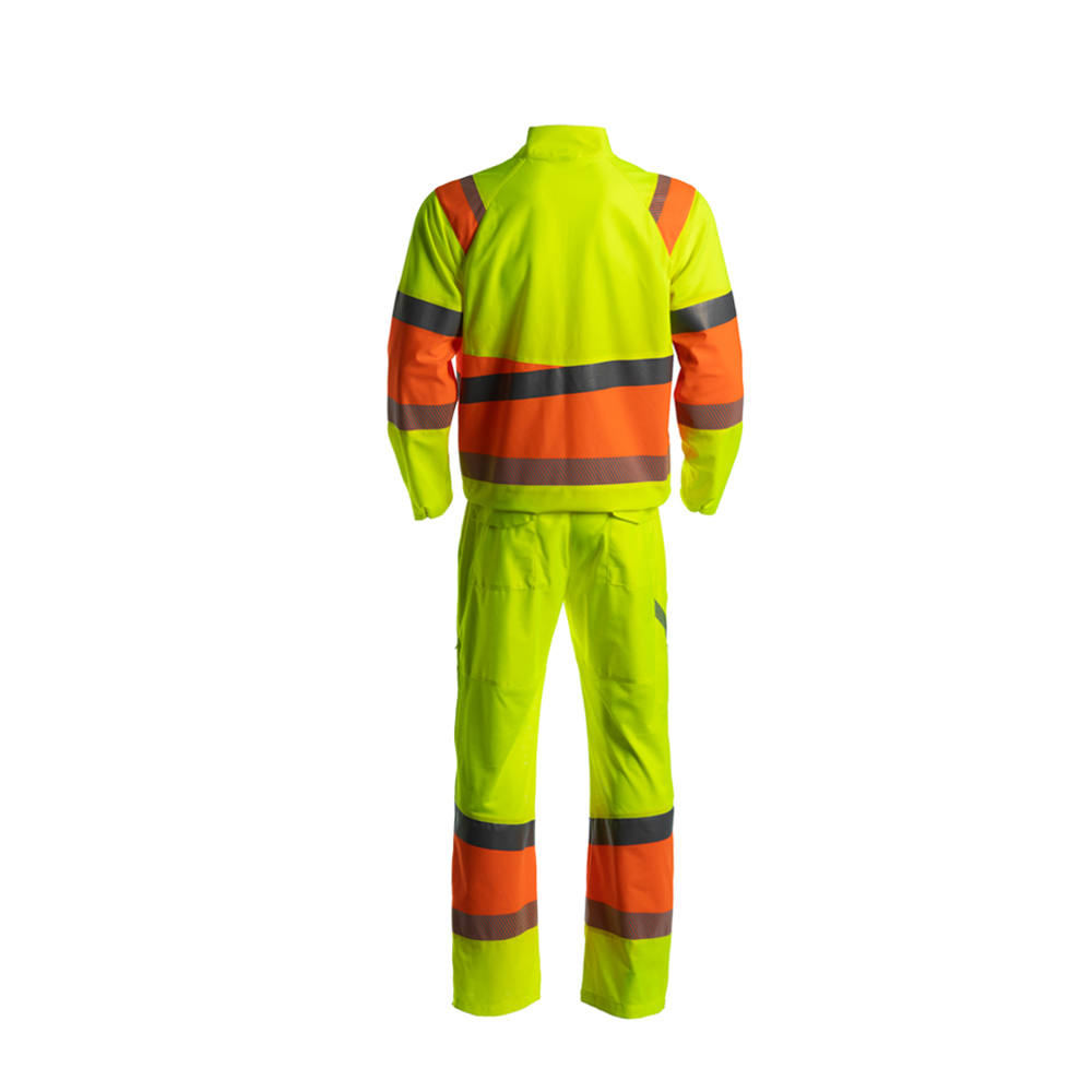Jaket Jaring Tricot Berkelihatan Tinggi Siri WorkPro JIADE untuk Lelaki & Seluar Pinggang