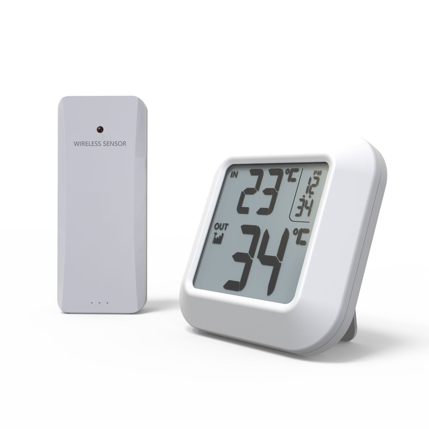 Wireless Sensor Temperature Instruments Room Digital Indoor Outdoor Thermometer