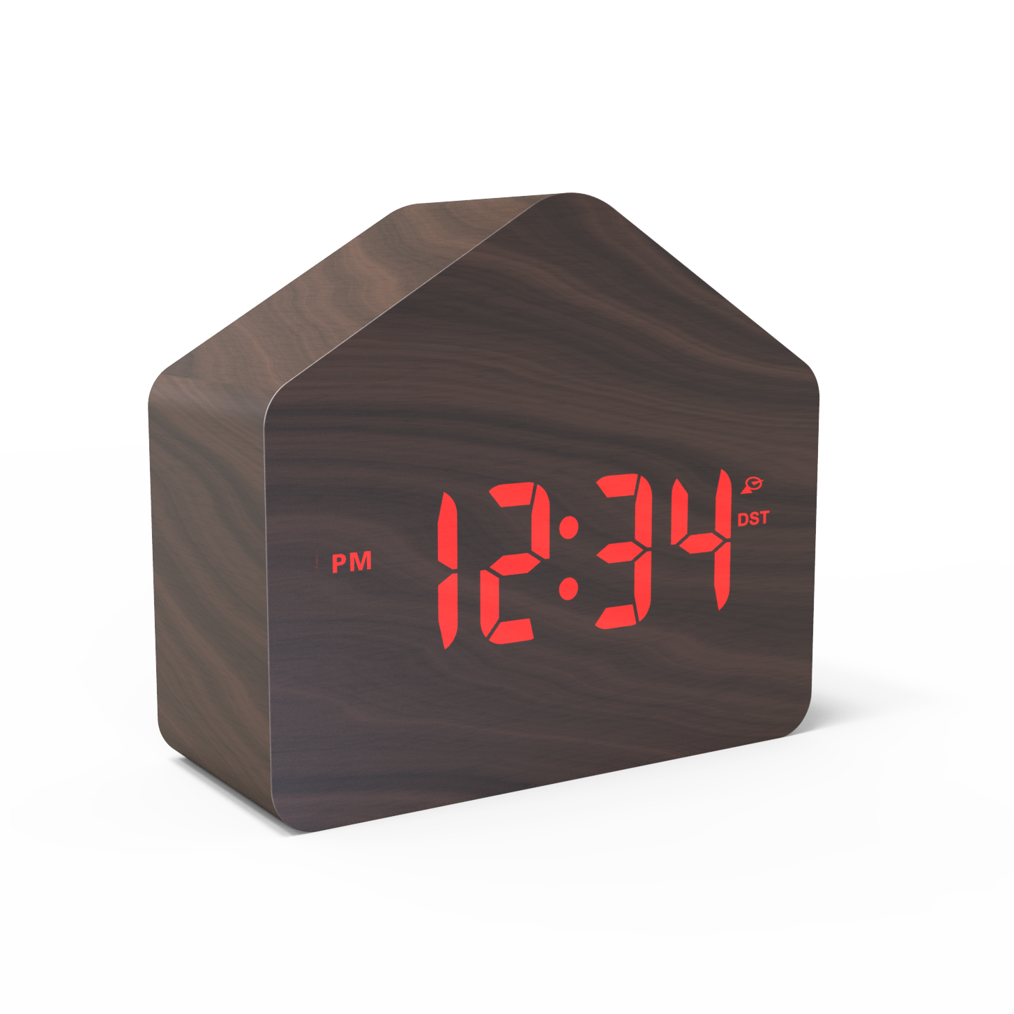 Orologio da tavolo elettronico moderno per arredamento domestico, economico e molto venduto, prodotto in fabbrica, sveglia intelligente con LED digitale in legno, con cornice CLASSIC