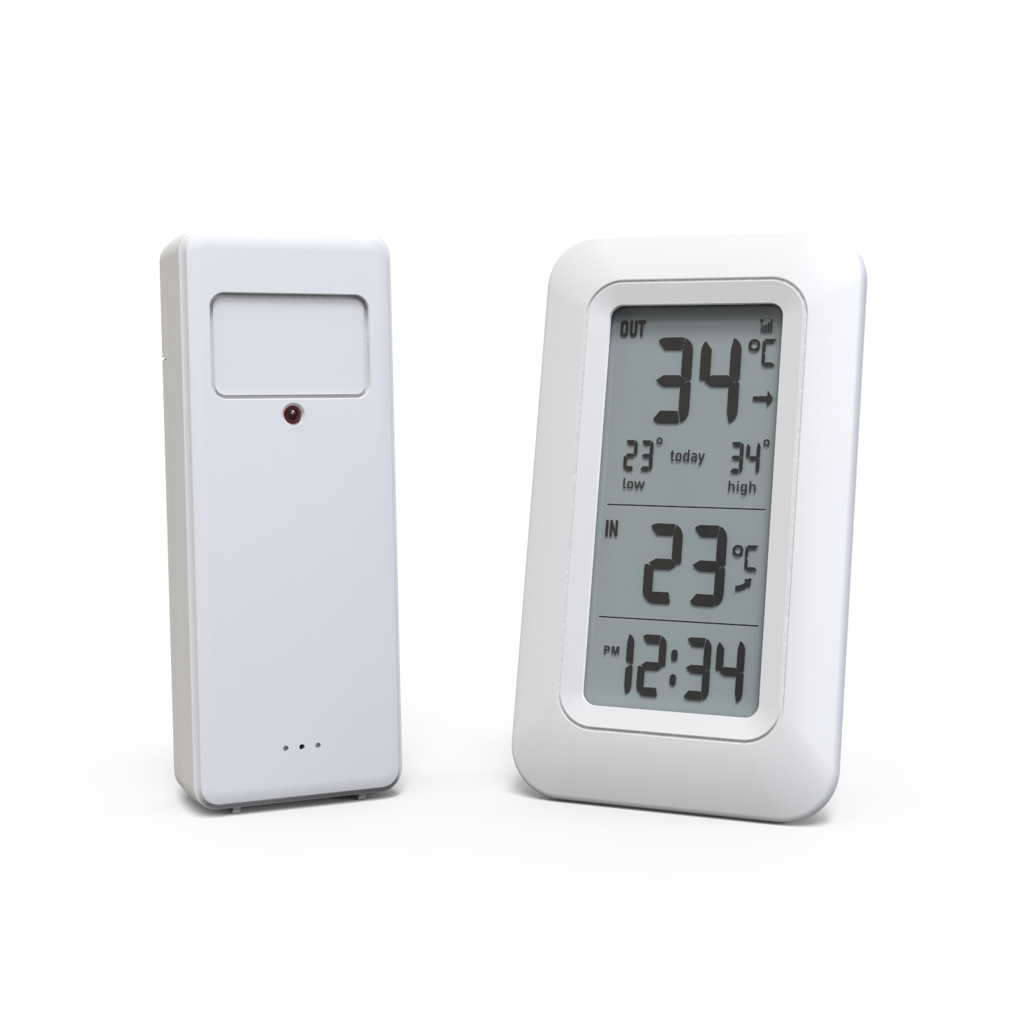 New Design LCD Display Digital Thermometer Indoor Outdoor Digital Wireless Thermometer