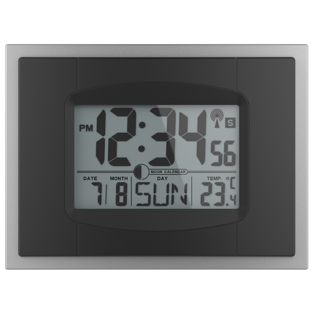 Nuovo orologio digitale da tavolo con design RCC, temperatura e funzioni multiple