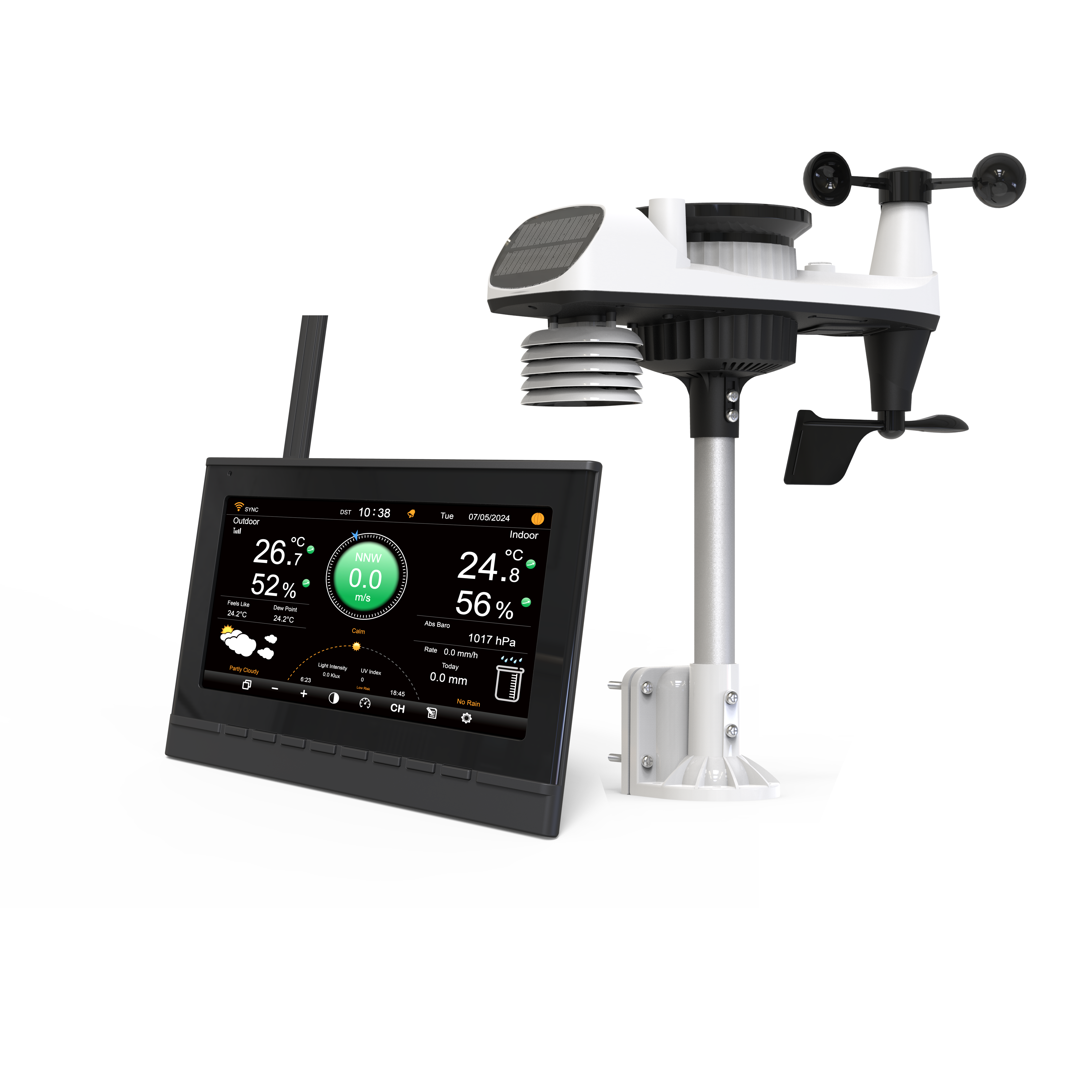 Unmatched Precision & Stability of Ultrasonic Weather Station