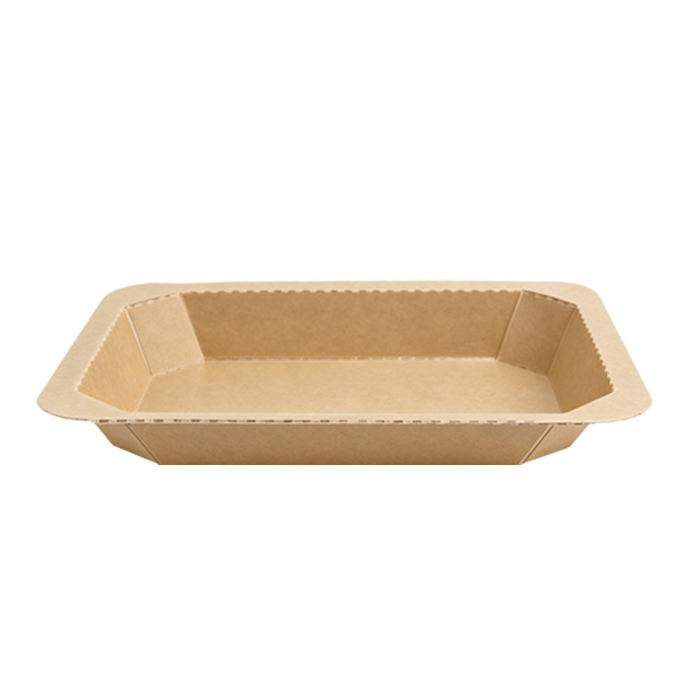 Factory wholesale food-grade EVOH paper trays for disposable packaging