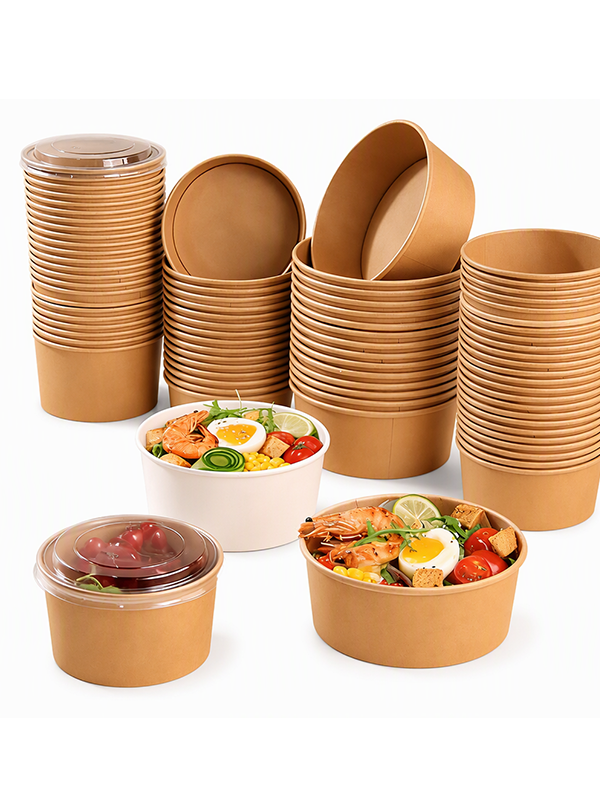 Kraft Paper Round Bowl