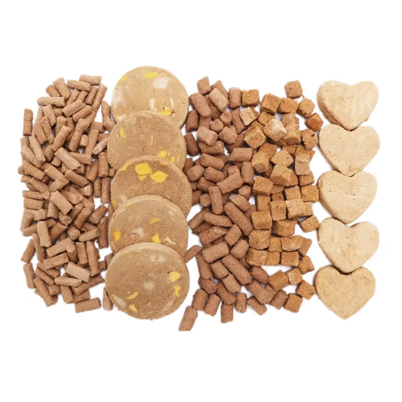 OEM Processing Custom Freeze Dried Pet Snacks with Chicken Duck Quail & Salmon Grains for Chickens Skin & Coat Health