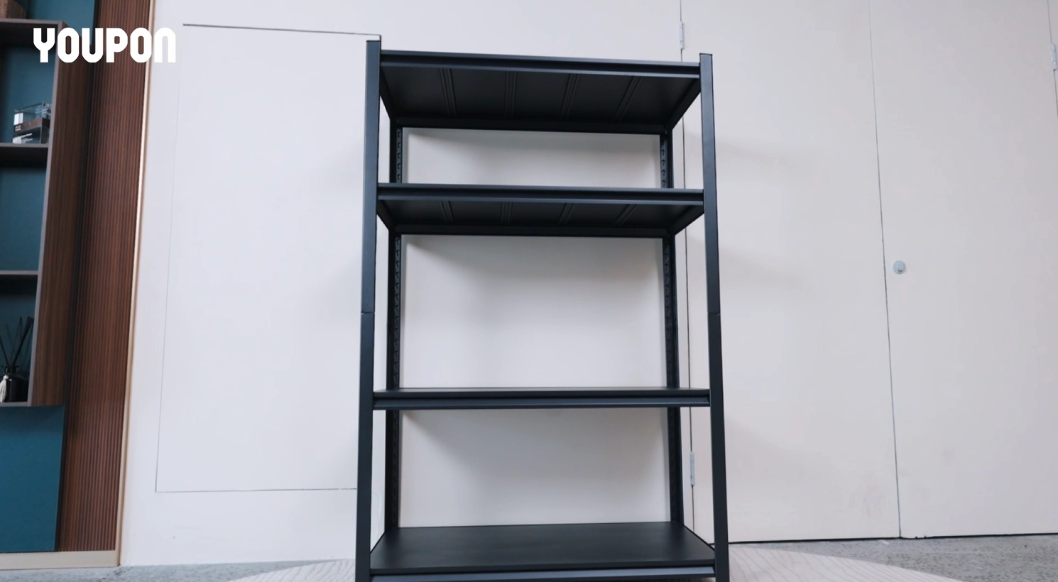 Black Metal 5-Tier Shelving | 175kg Per Layer