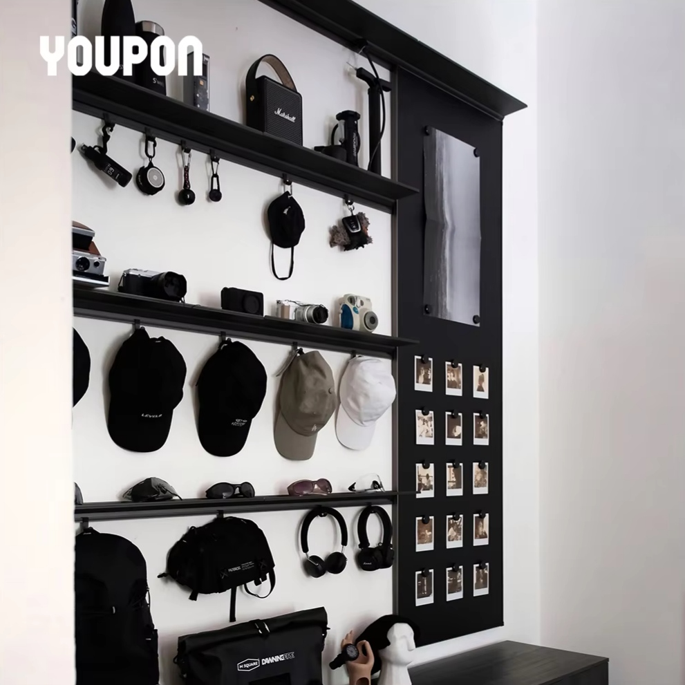 New Design Model Easy Adjustment Multifunction Durable Shelves Home Decor Wall Mounted Shelf for Kitchen and Living Room Storage