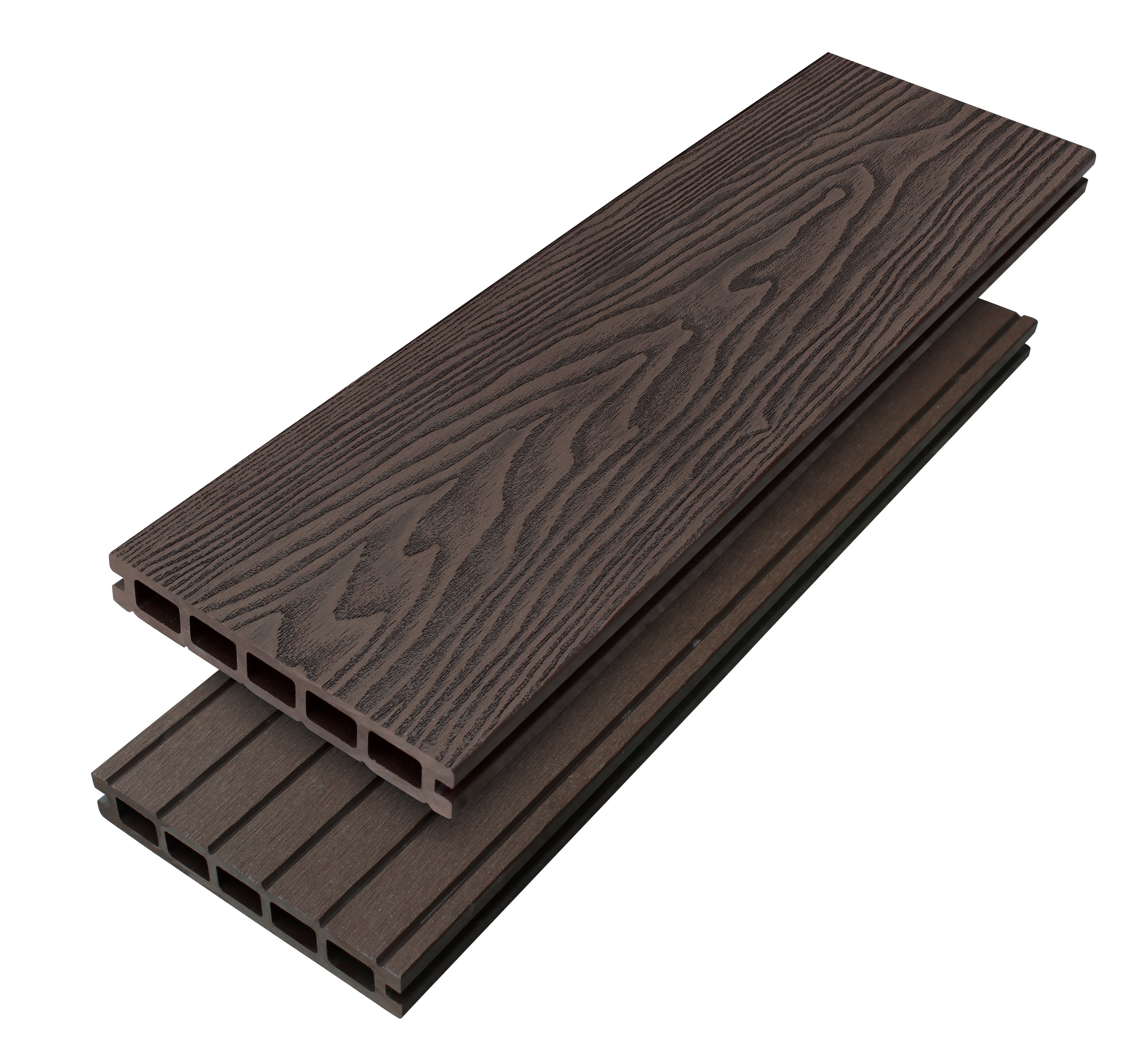 Green Co-Extrusion  Anti-Mildew Wear-Resistant All-Season Stable for Villa Courtyard Dock High-Traffic Area Outdoor WPC Decking