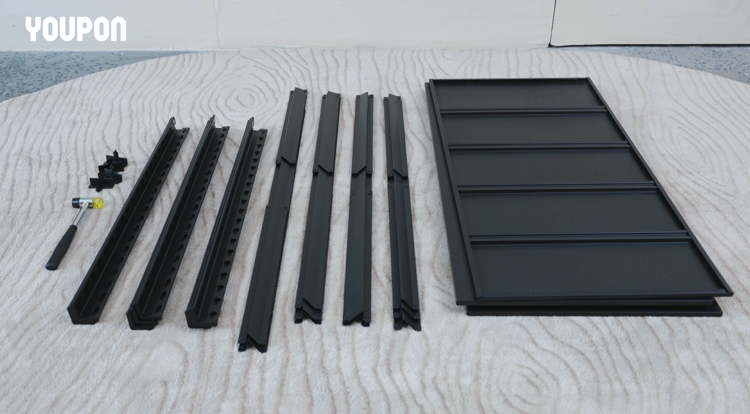How to Install 5-Tier Black Metal Storage Shelves
