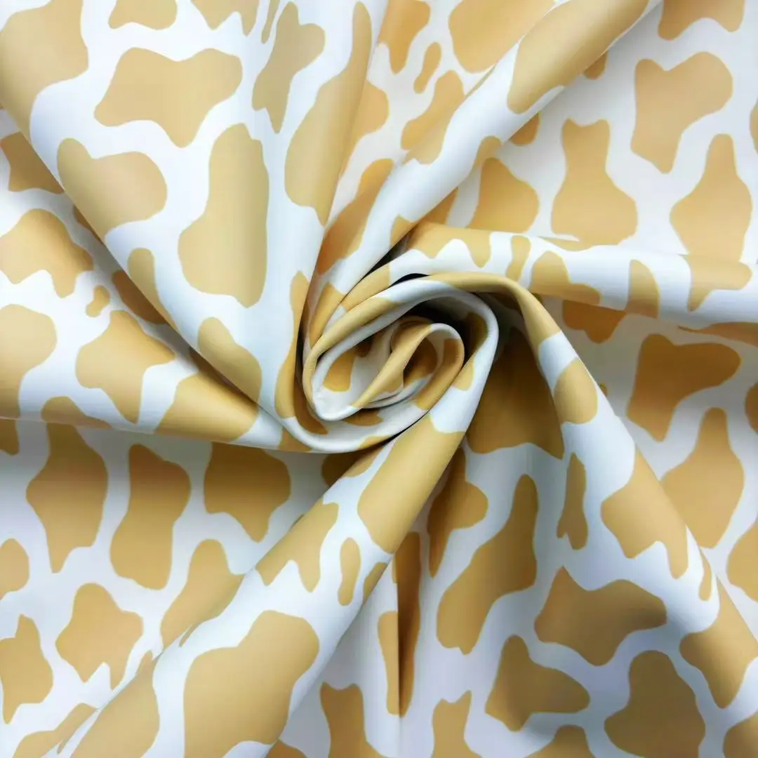 Colorful Stretchy Leather Fabric For Jacket Pants Dress Set Custom Print PU Leather Fabric Factory Direct Sale PU Leather Fabric